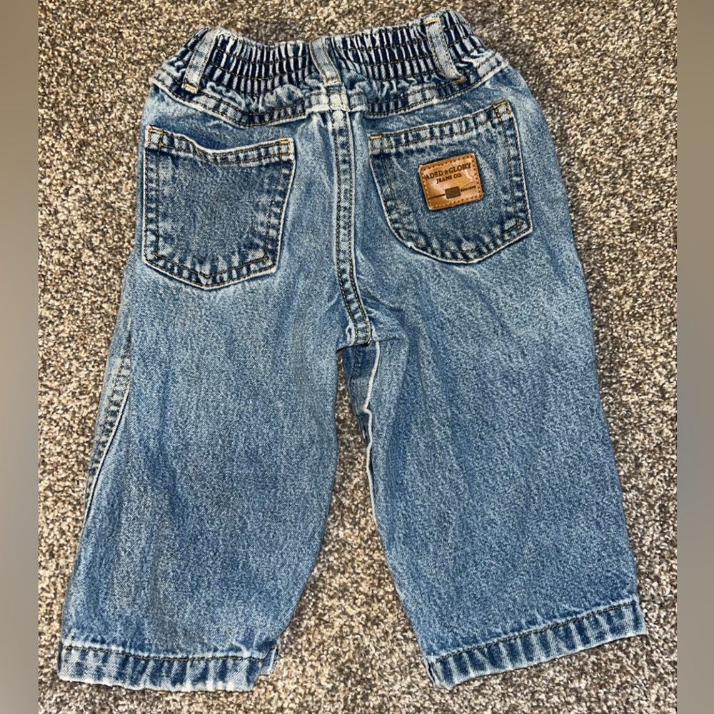 Vintage Faded Glory Kids Blue Denim Jeans